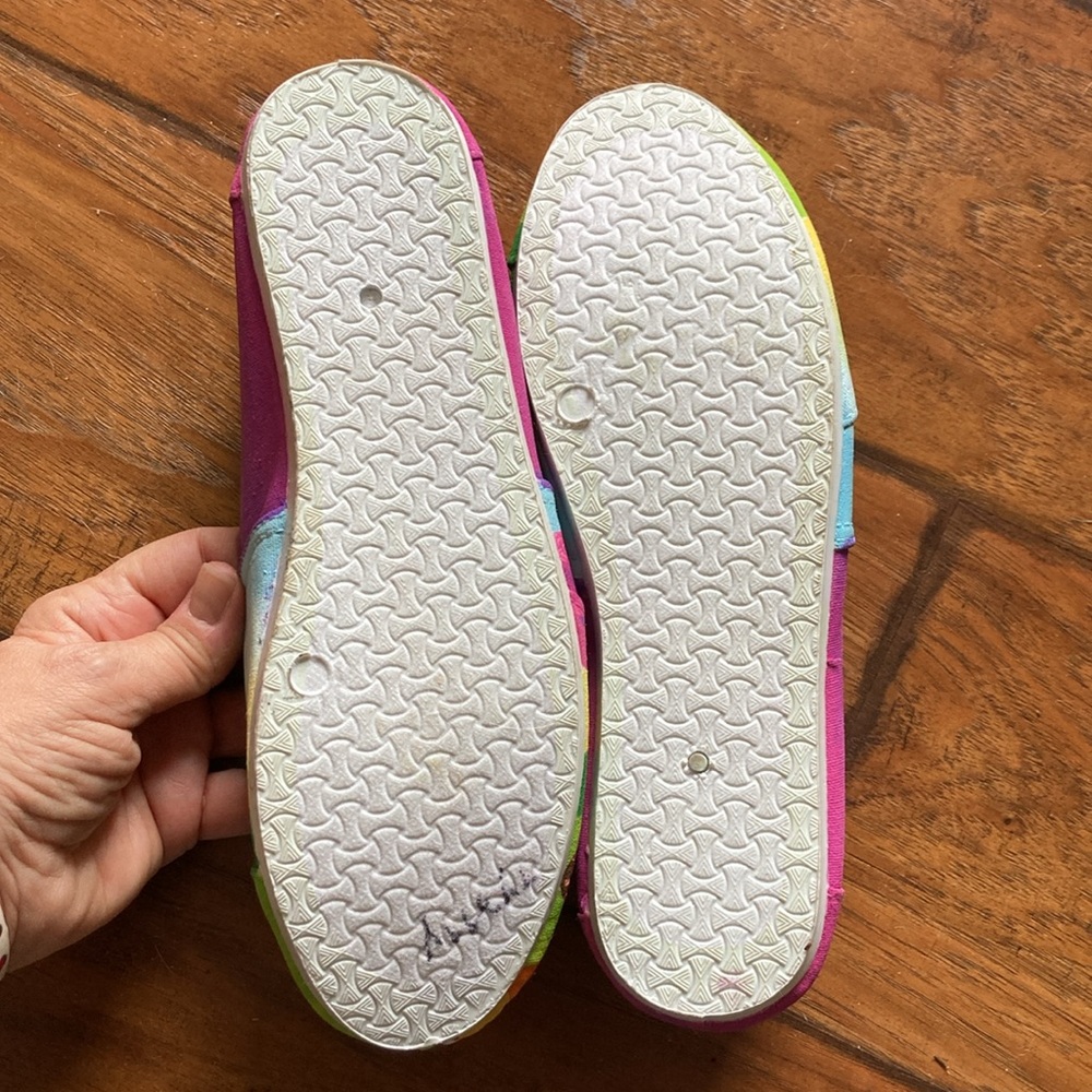 Chatties CANDY CRUSH flats size 8 unique fun colorful shoes - Picture 7 of 13
